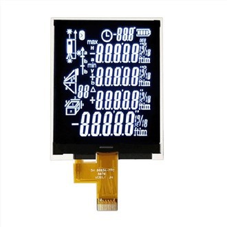 3,5-palcový LCD segmentový LCD displej s prerušeným kódom COG