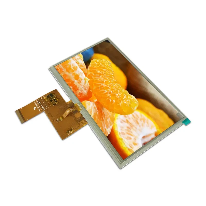 7-palcový TFT LCD panel s odporovou dotykovou obrazovkou